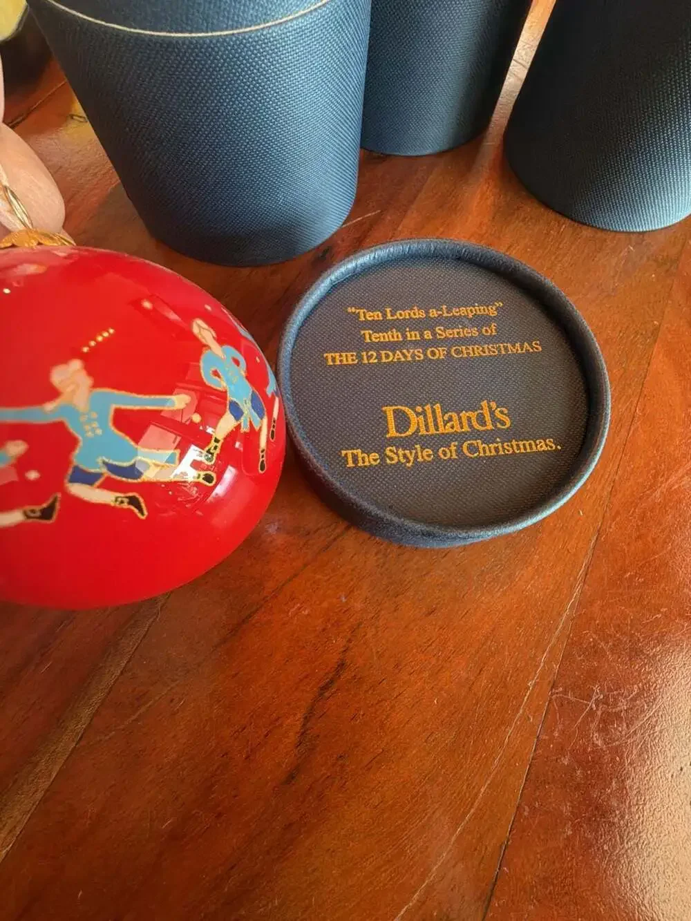 Dillard's 12 Days of Christmas Ornament Collection (Set of 3: 2014, 2015, 2016)